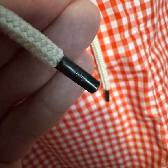 Polo Ralph Lauren Swim Trunks Mens 2XB Big Orange Gingham Beach Surf Shorts - Picture 4 of 13